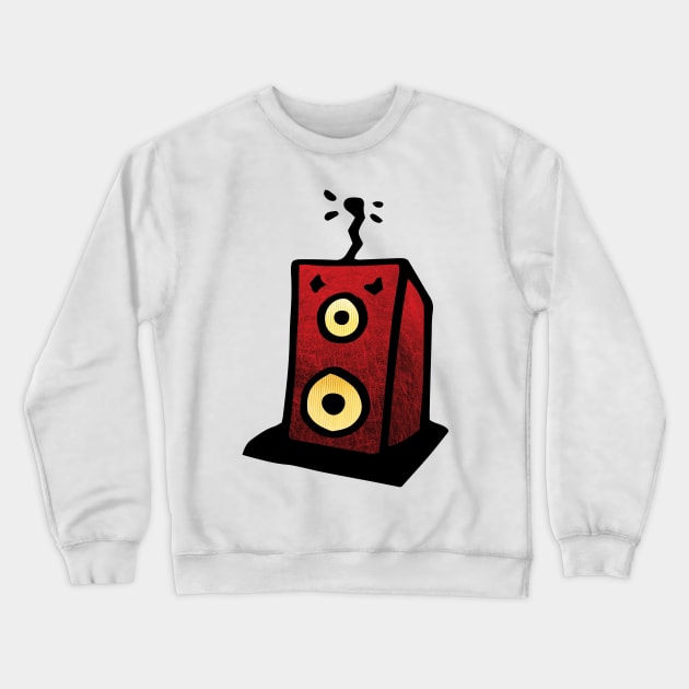 Speaker Crewneck Sweatshirt by VANDERVISUALS